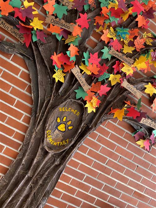 Collaborative art tree  